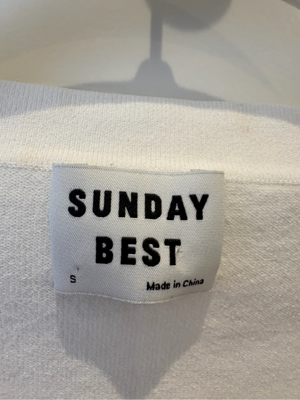 Aritzia Sunday Best White Cropped Knit Cardigan | Size S | Book Club Aesthetic - Picture 5 of 8